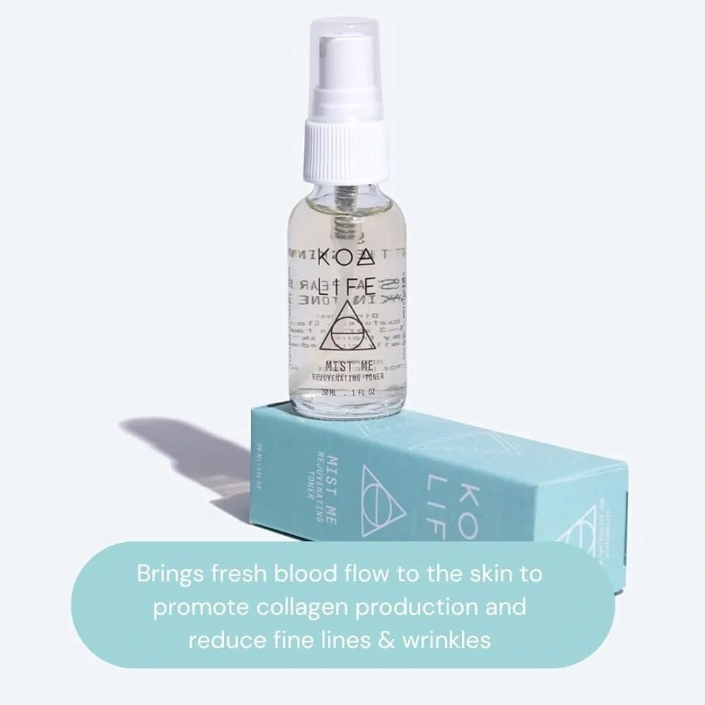 NIB KOA LIFE Mist Me Rejuvenating Toner 1oz Hydrating Facial Mist Witch Hazel
